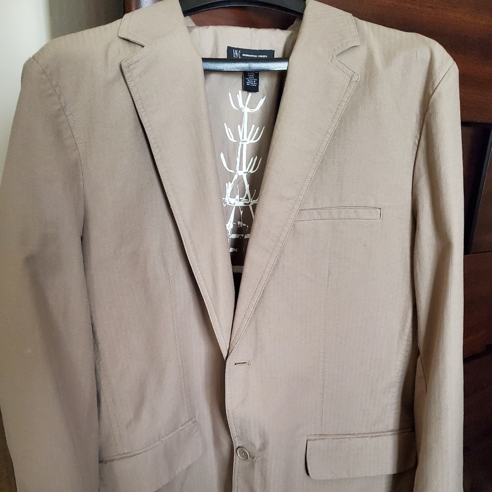 INC Beige Sports Coat
